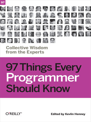 cover image of 97 Things Every Programmer Should Know